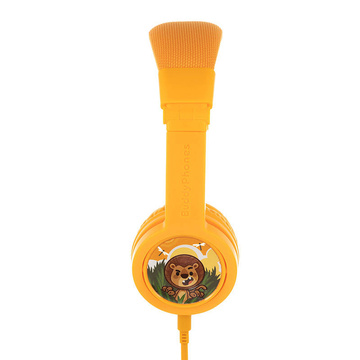 Káblové slúchadlá BuddyPhones Explore Plus pre deti (žlté)