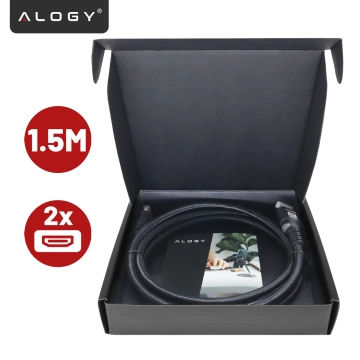 Кабель HDMI 2.1 Alogy 8K 60Hz 48GBps 3m Black