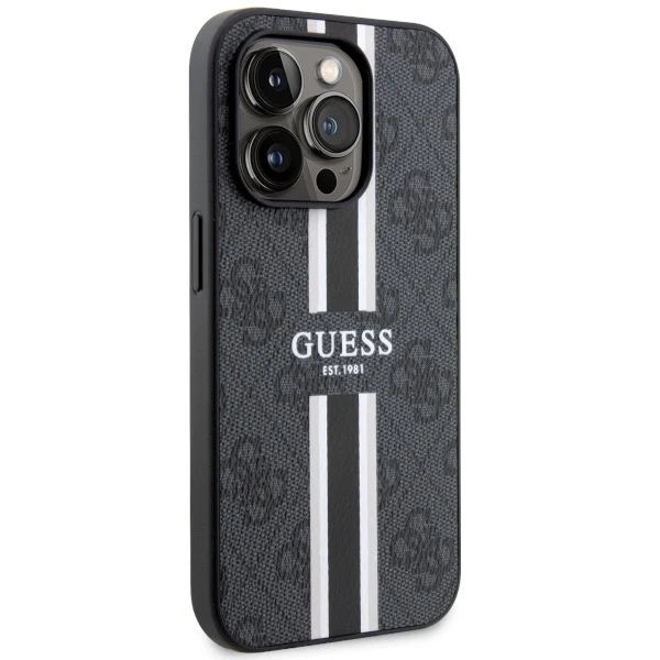Etui Guess GUHMP14XP4RPSK для iPhone 14 Pro Max 6.7" твердий чохол 4G Printed Stripes MagSafe