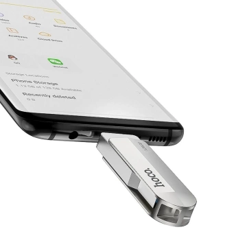 HOCO USB A Type C Pendrive UD10 64GB USB 3.0 Rotatable, Wide Compatibility