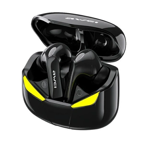 AWEI Bluetooth 5.0 T35 TWS gaming headset docking station Black