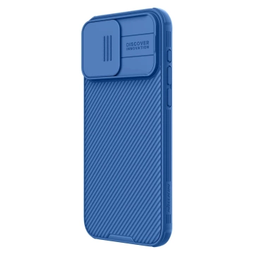 Магнітний чохол Nillkin CamShield Pro для iPhone 15 Pro із захистом камери - синій