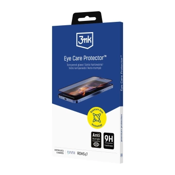 Загартоване скло Anti-Blue Light для Apple iPhone 16 Pro - 3mk Eye Care Protector