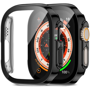 Alogy Protector Case with Glass 2v1 Case Cover pre Apple Watch Ultra 49mm Black