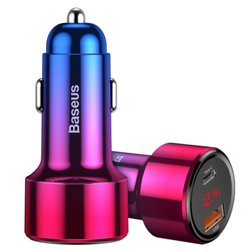 Baseus USB car charger PPS QC Type-C 45W 6A Magic Red