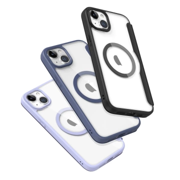 Dux Ducis Skin X Pro Case pro Apple iPhone 15 Plus Magnetic MagSafe Flip Cover – Blue