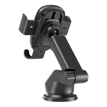 Gravity Car Holder with Inductive Charger Choetech T203-F 15W Black