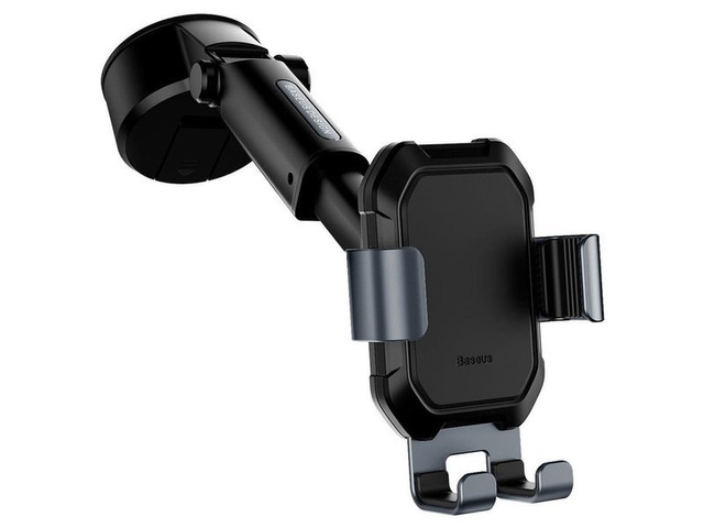 Baseus Tank gravitational phone holder for the glass board Black