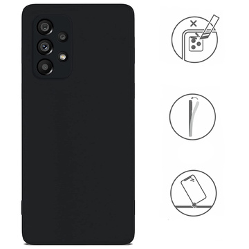 Matné puzdro 3mk Matt Phone Resistant Case pre Samsung Galaxy A53 5G čierne