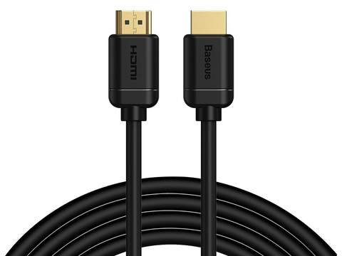 Baseus HDMI 2.0 Cable, 4K 60Hz, 3D, HDR, 18Gbps, 3m (Black)