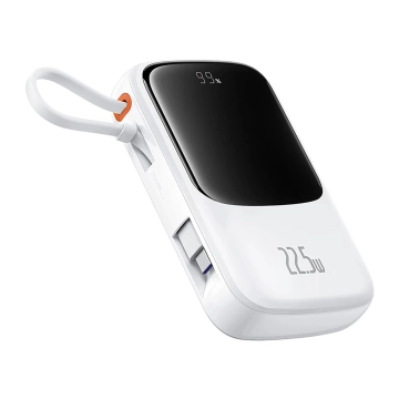 Powerbank Baseus Qpow Pro+ 10000mAh USB-C 22.5W Biały