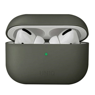 Protective case for UNIQ earphones case Lino for Apple AirPods Pro Silicone grey/grey moss