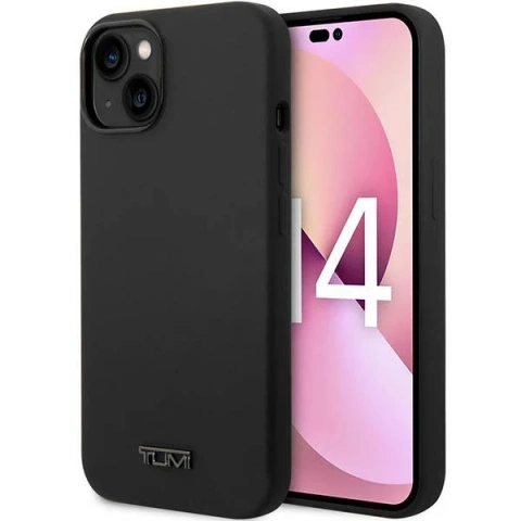 Tumi Liquid Silicone hardcase for iPhone 14 Plus black/black