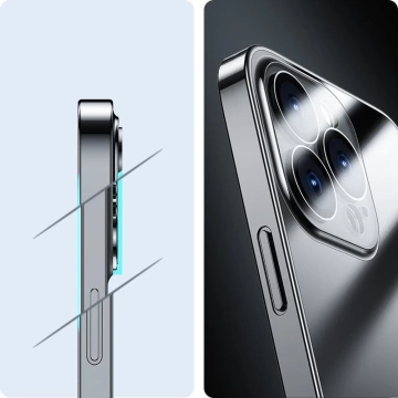 Pouzdro Joyroom 14Q pro iPhone 14 Plus Kryt s kovovým rámem černý (JR-14Q3-černý)