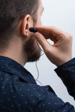 Wireless bluetooth 5.3 Forcell F-Audio Drive EarBud black Black