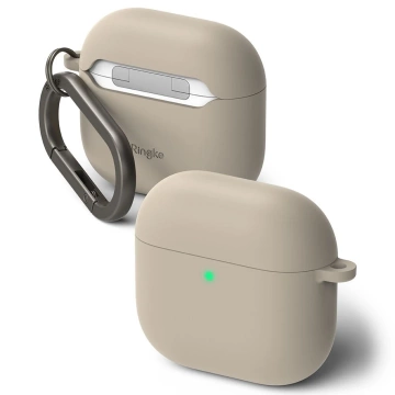 Apple AirPods 4 Case Ringke Silicone Stone Carabiner