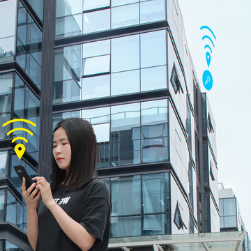 Kabelloser GPS-Tracker Schlüsselanhänger Bluetooth-Leine Baseus T2 für Hundeschlüssel Weiß