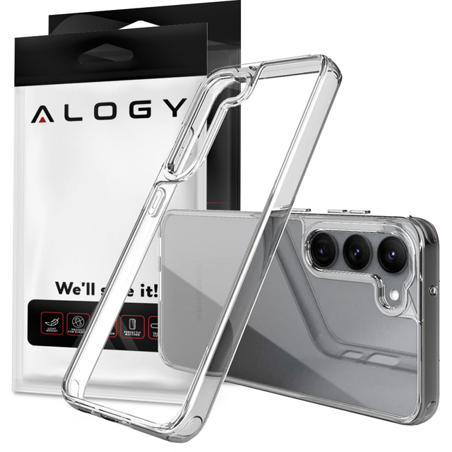 Alogy Hybrid Clear Case pro Samsung Galaxy S23 Plus Transparent