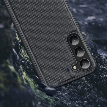 Dux Ducis Fino protective case for Samsung Galaxy S23 cover with silicone frame gray