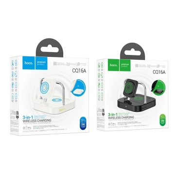 3in1 Induktives Ladegerät HOCO CQ16A Apple Watch iPhone Kopfhörer