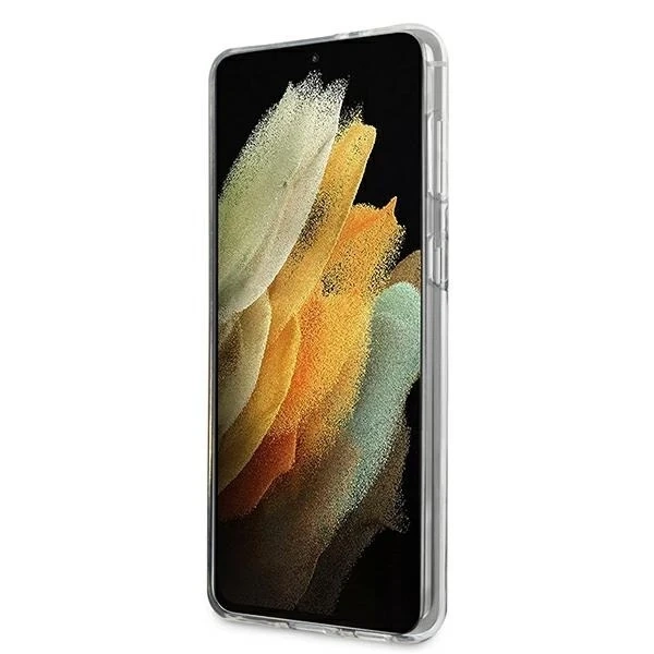 US Polo Shiny Big Logo Handyhülle für Samsung Galaxy S21 Plus schwarz/schwarz