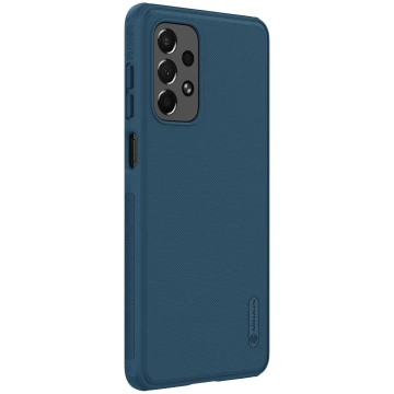 Odolný kryt Nillkin Super Frosted Shield Pro pre Samsung Galaxy A73 modrý