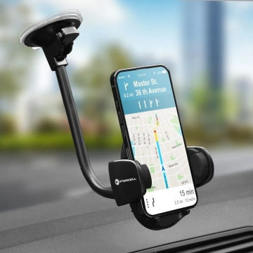 Автомобільний тримач Forcell Oval 2-в-1, 27 см, затискач для скла/сітки