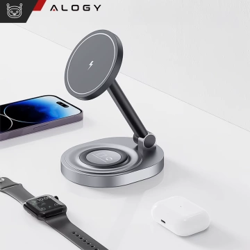 Розгалужувач HUB Alogy Adapter для ноутбука з USB-C на 3x USB-A 2.0 1x USB-A 3.0 сірий