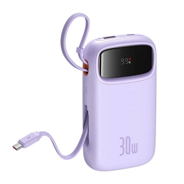 Powerbanka Baseus QPow 2 20000mAh 30W 2xUSB-C fialová