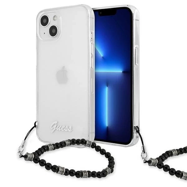 Guess GUHCP13SKPSBK iPhone 13 mini 5,4" Transparent hardcase Black Pearl