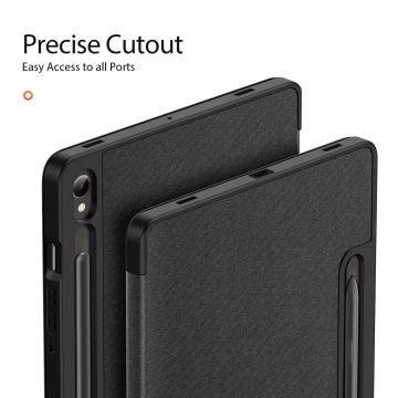 Dux Ducis Domo flip and smart sleep case для Samsung Galaxy Tab S9 - чорний