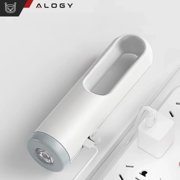 Портативна настільна лампа Alogy Night LED із датчиком руху та ліхтариком білого кольору