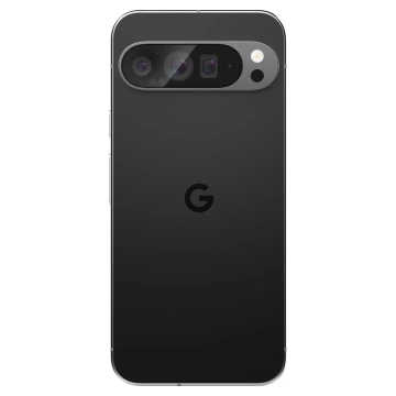 Kryt na fotoaparát z tvrdeného skla Spigen Optik.Tr „EZ Fit“ Ochranný kryt fotoaparátu 2-balenie Google Pixel 9 Pro Crystal Clear
