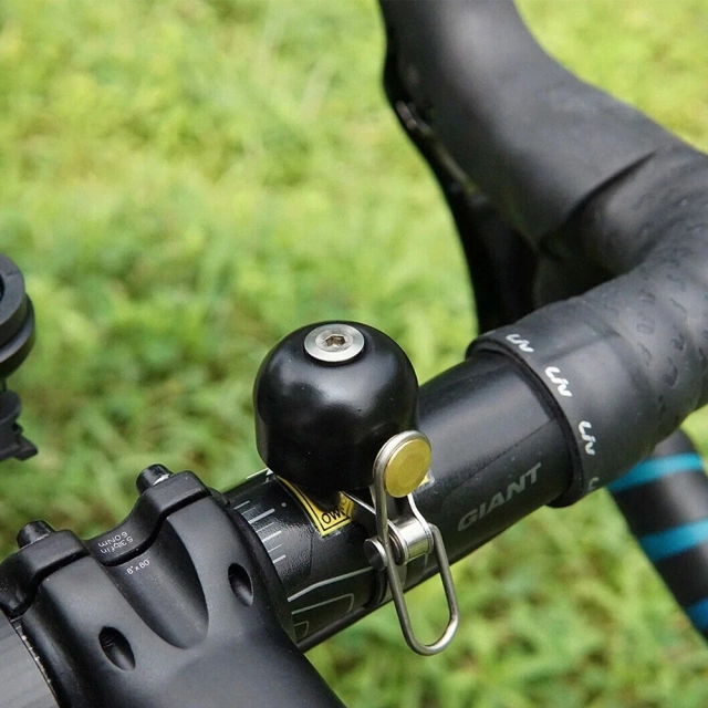 Rockbros 15-1BBK retro zvonček na bicykel - čierny