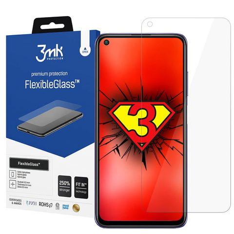 Hybridní sklo 3mk Flexible Glass 7H pro Xiaomi Redmi Note 9T 5G