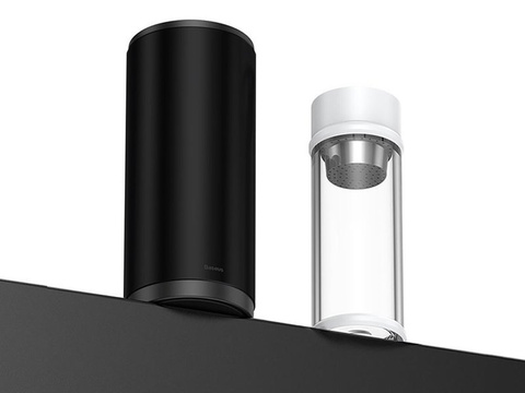 Basues Car waste bin 500ml mini car waste bin with a lid