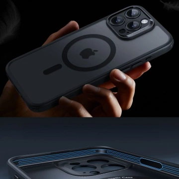 Etui ESR Classic Pro Set MagSafe iPhone 16 Pro Max Czarny Frosted