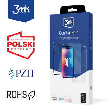 Чохол скло екран лінзи для iPhone 15 Plus Set 3mk Comfort Set 4в1 чехол лінзи загартовані