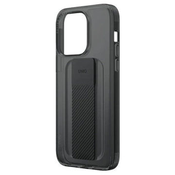 UNIQ Heldro Mount Hülle für iPhone 14 Pro 6.1" grau/rauchgrau