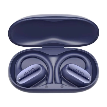 Bluetooth-навушники QCY T30 Crossky GTR2, 28 годин, IPX5, мікрофон ENC – сині