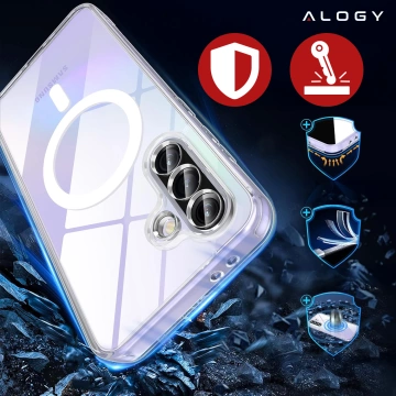 Apple iPhone 16 Pro Max Case Alogy Anti-Shock Hybrid Case for MagSafe Clear