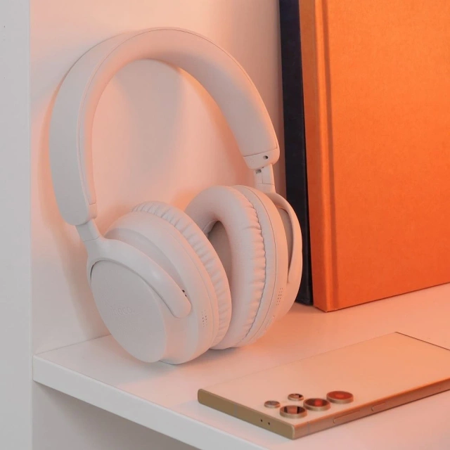 HOCO słuchawki bezprzewodowe bluetooth nagłowne W53 białe