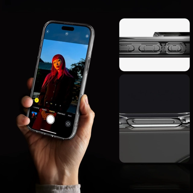 Чохол для iPhone 16 Plus Spigen Liquid Crystal Mag Magsafe Protective Phone Case Clear