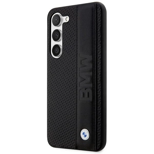 Etui BMW od Samsungu Galaxy S23 Plus HardCase s textúrou kože