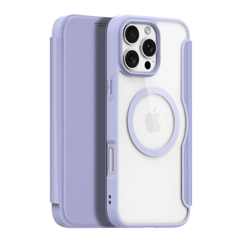 Etui do iPhone 16 Pro Dux Ducis Skin X Pro MagSafe Fioletowe