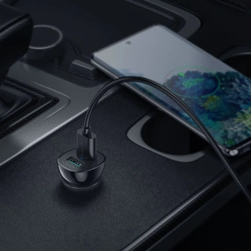 Choetech autonabíjačka 2 x USB Quick Charge 3.0 30W 2.4A čierna (C0051)