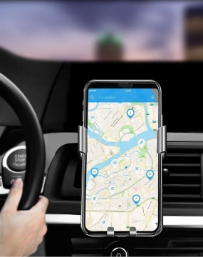 Автотримач UGREEN гравітаційний для вентиляційного отвору сірий (50564)