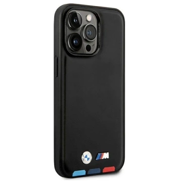 Etui BMW BMHMP14L22PTDK pre iPhone 14 Pro 6,1" kožená známka Tricolor Magsafe