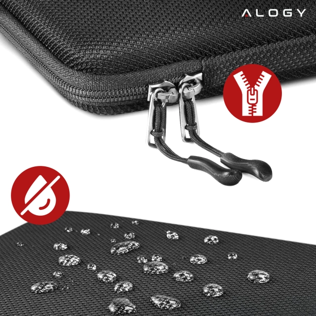 Laptop Sleeve, MacBook Air Pro 13.3" Alogy Hard Foam Bag Protective Case for 13-14" Laptops Black