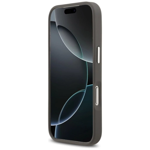 Etui Ochronne do iPhone 17 Pro Karl Lagerfeld FW Grained K&C Pins MagSafe Szary